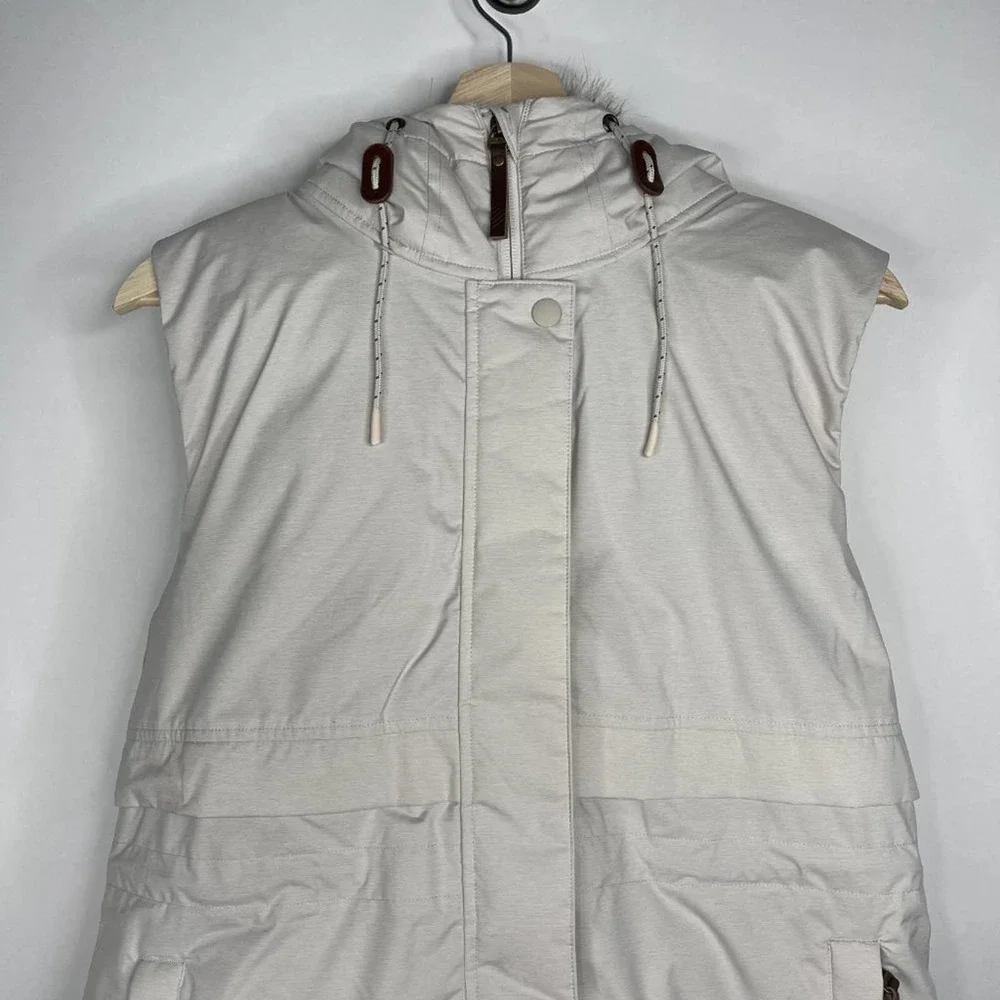 NWT prAna Banajaara Vest Medium Pebble Grey Heather XS #A1087 - Picture 3 of 15